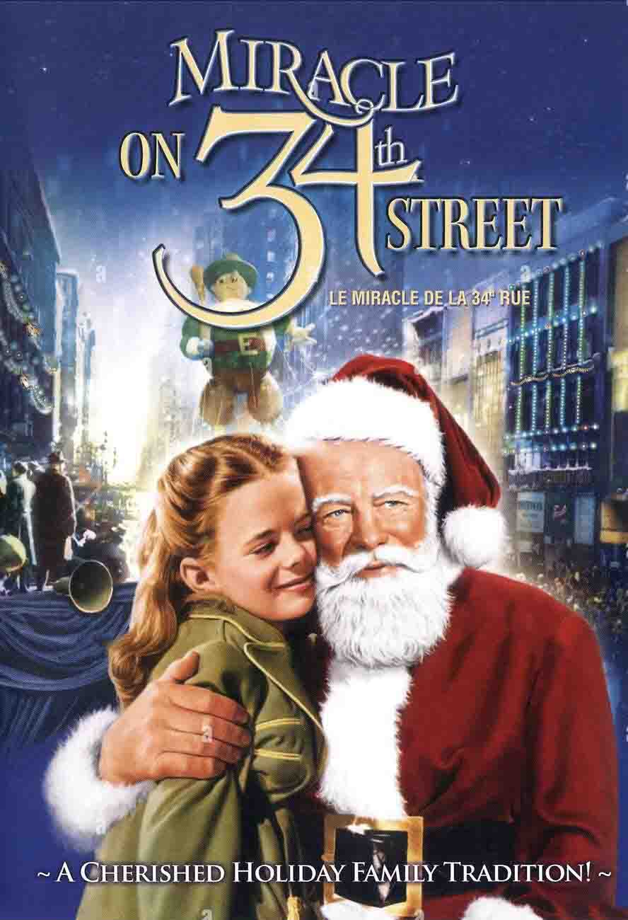 Miracle on 34th Street Movie Poster Movie Poster Transparency