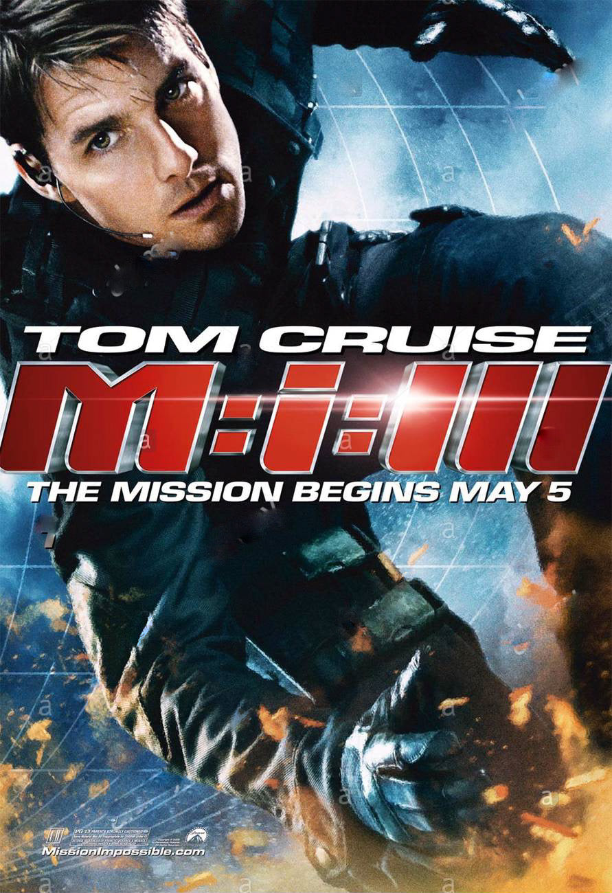 Mission Impossible 3 Movie Poster Transparency