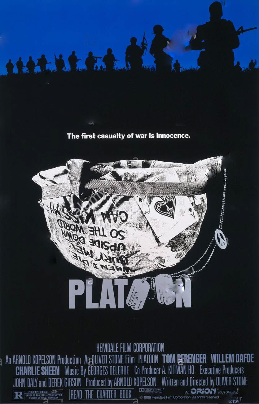 Platoon Movie Poster Transparency