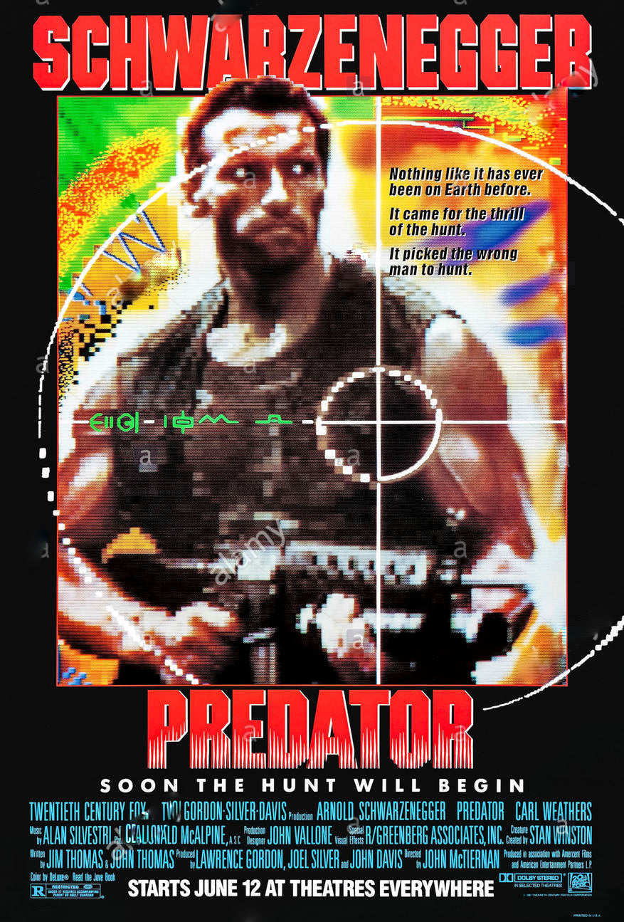 Predator Movie Poster Transparency