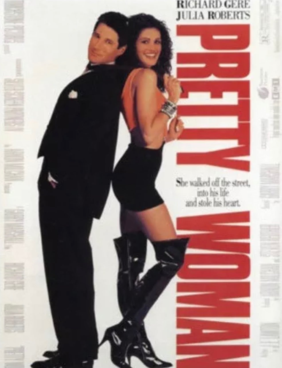 Pretty Woman Movie Poster Transparency