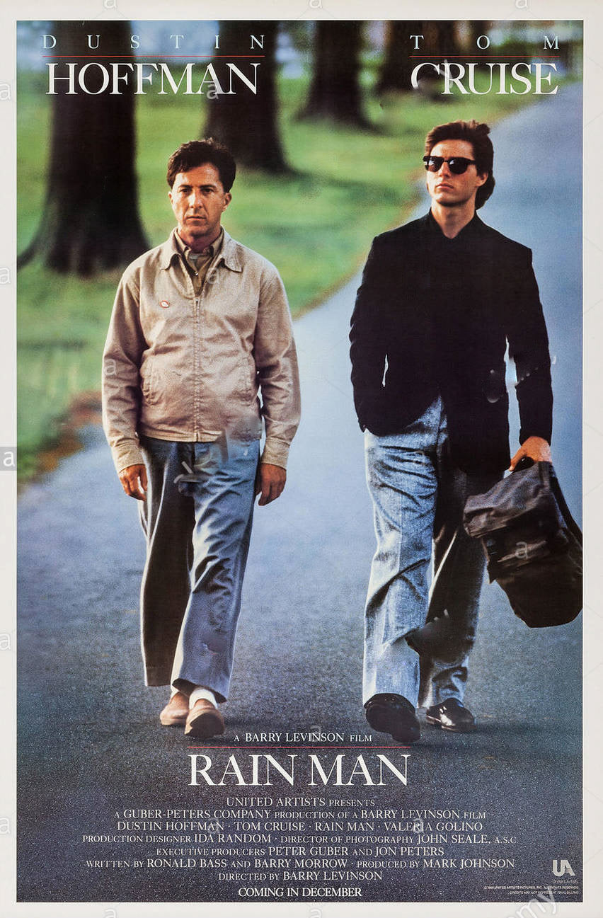 Rain Man Movie Poster Transparency