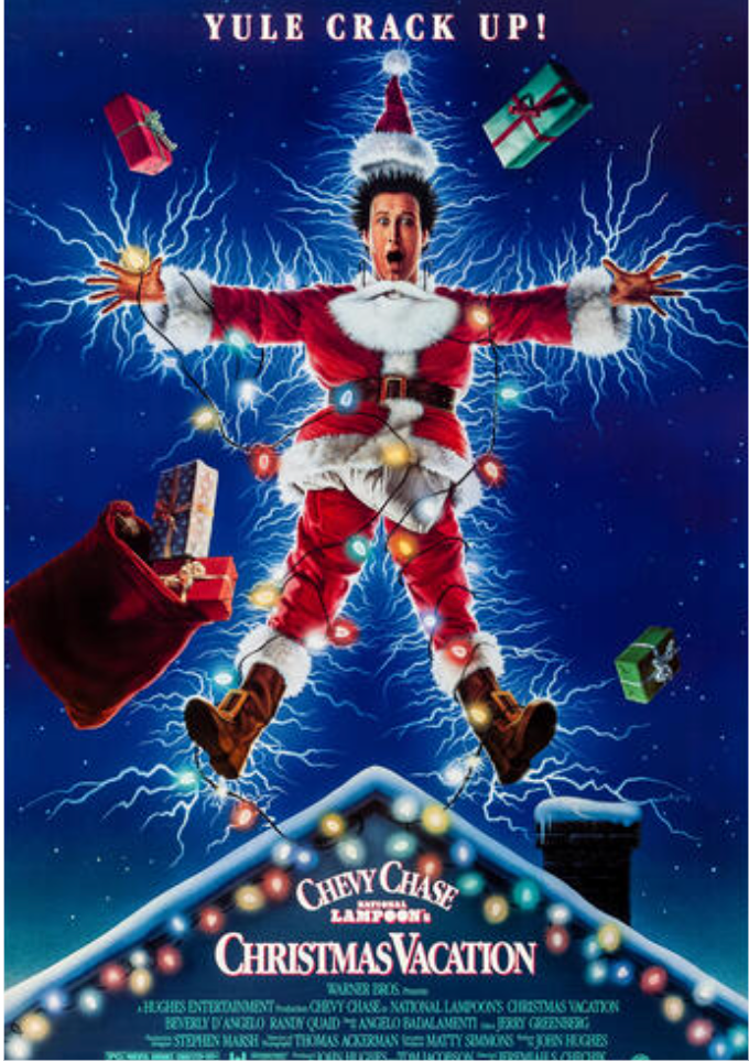 National Lampoons Christmas Vacation Movie Poster Transparency