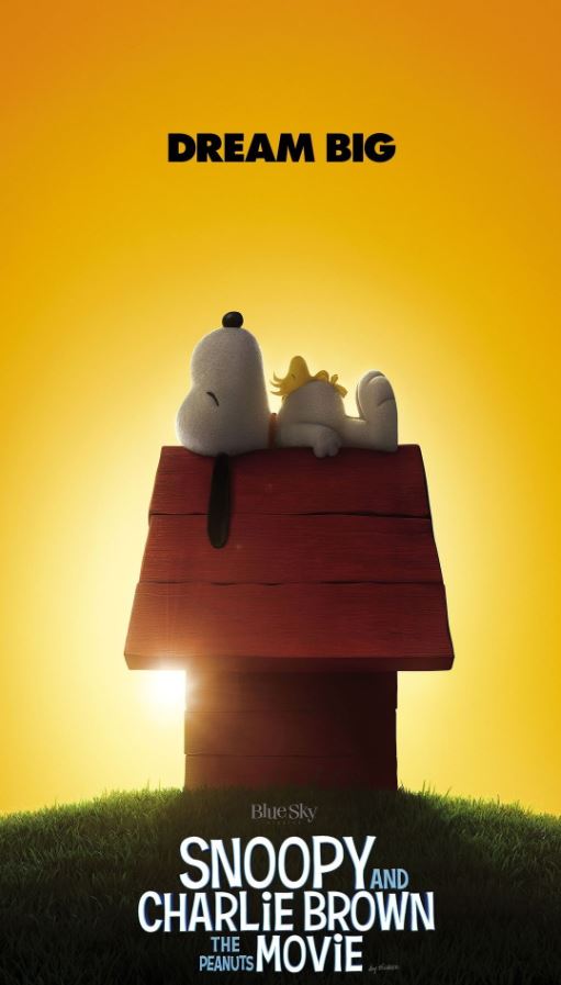 Snoopy and Charlie Brown Movie Poster Transparency