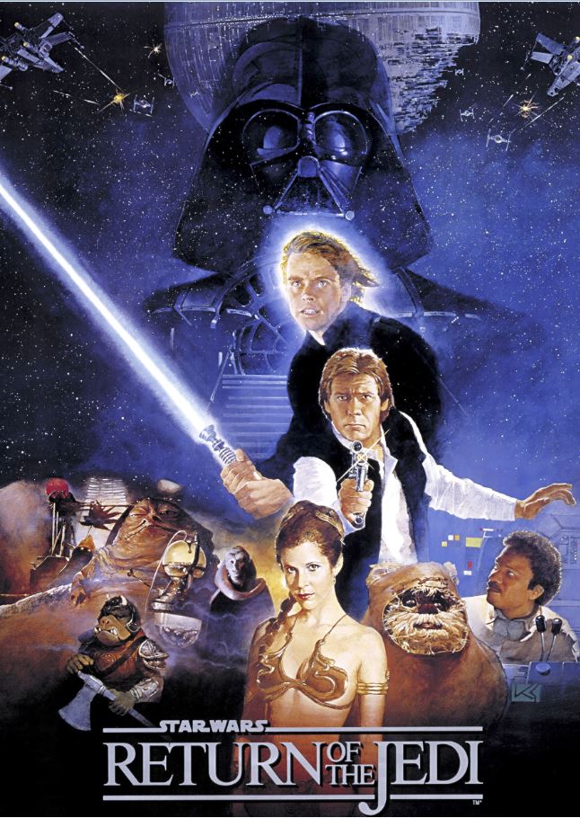Star Wars Return of The Jedi Cinema Lightbox Transparency