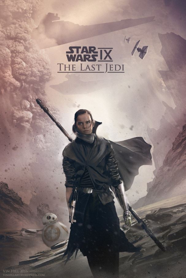 Star Wars The Last Jedi Movie Poster Transparency