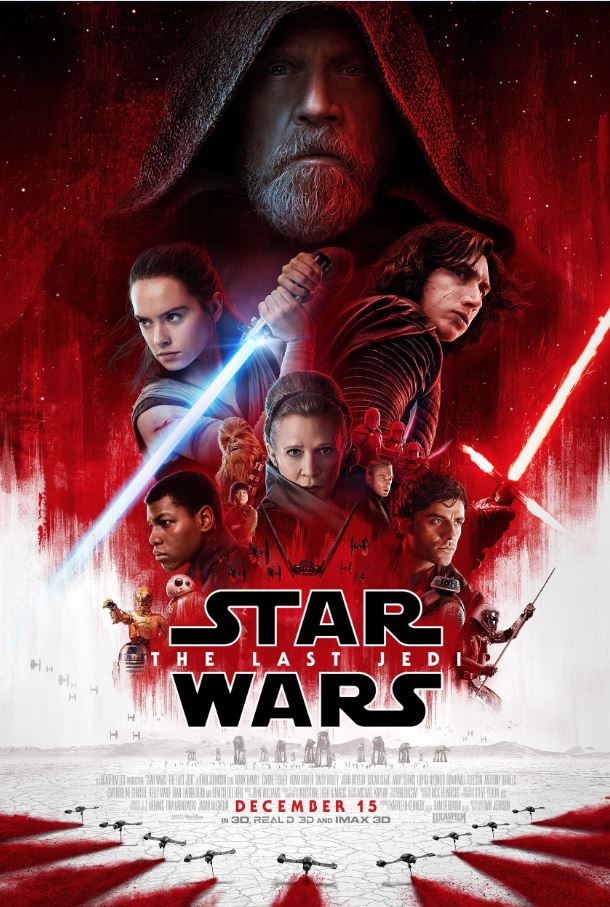 Star Wars The Last Jedi Cinema Lightbox Transparency