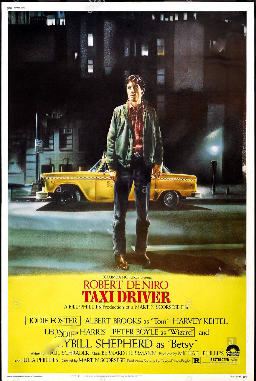 Taxi Driver Movie Poster Transparency