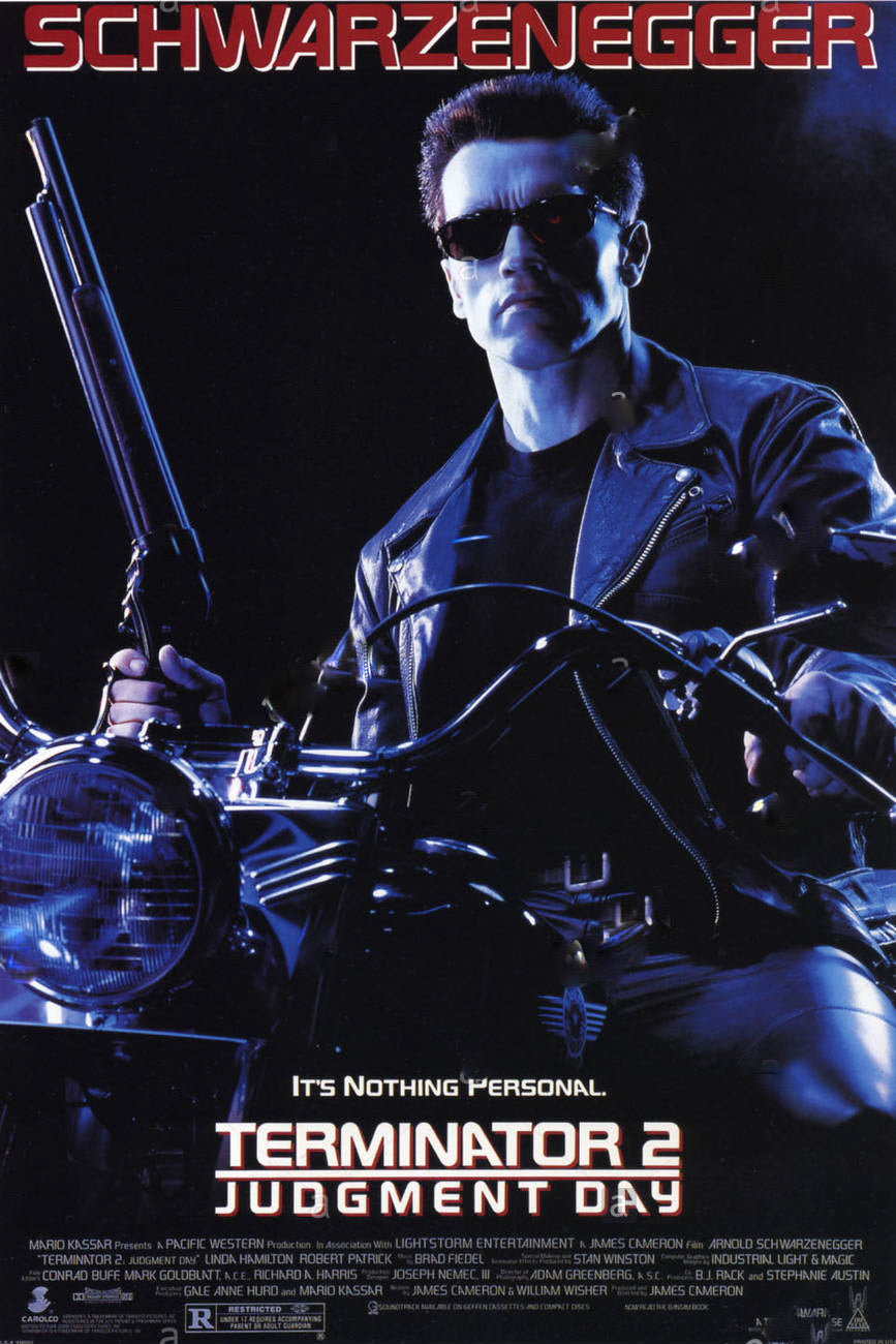 Terminator 2 Movie Poster Transparency