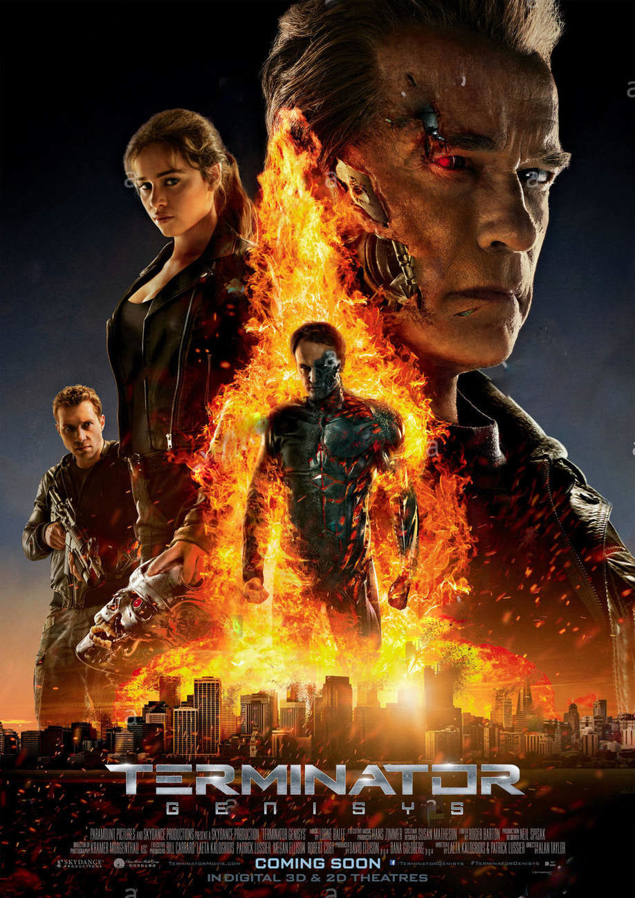 Terminator Genisys Movie Poster Transparency