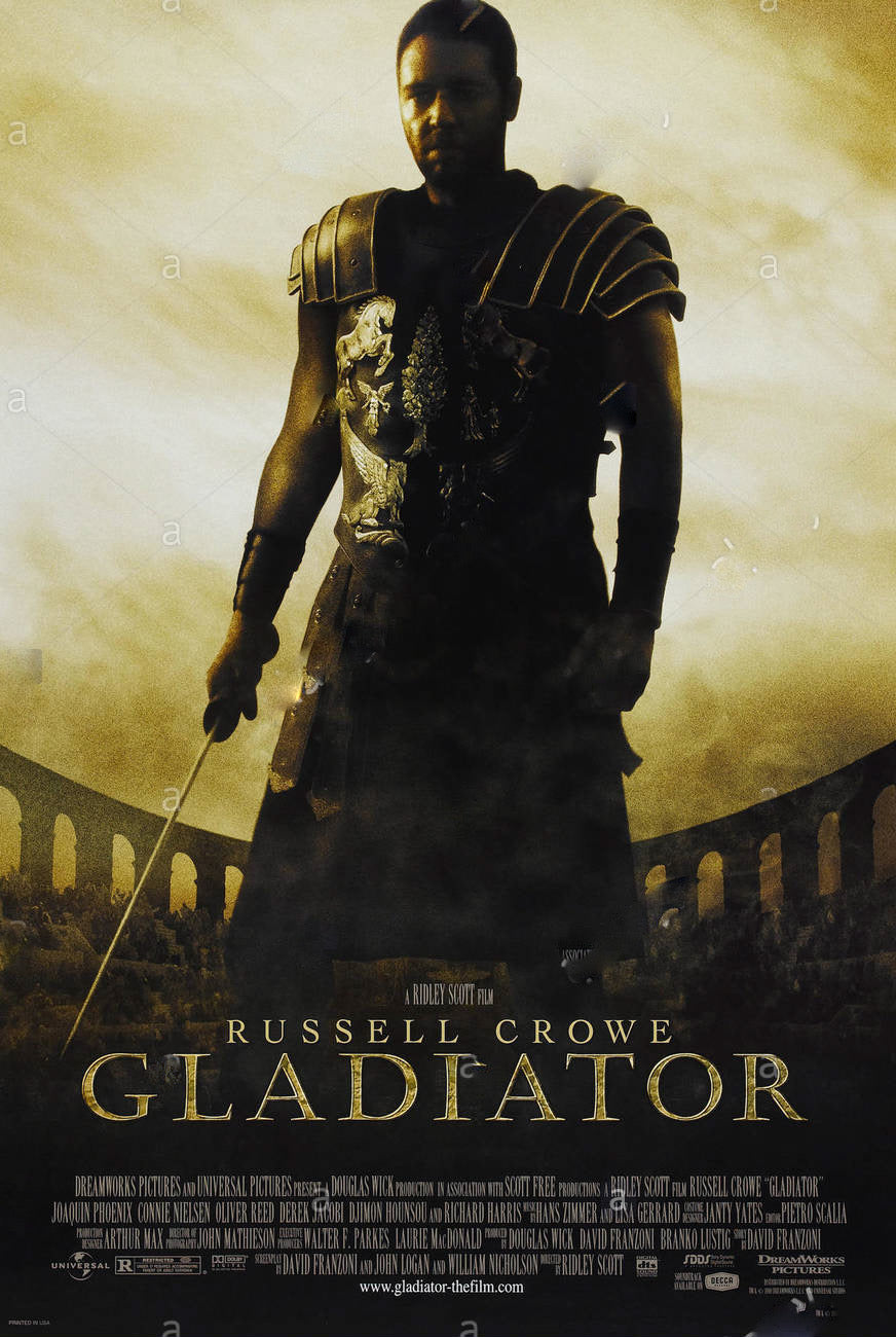 The Gladiator Movie Poster Transparency