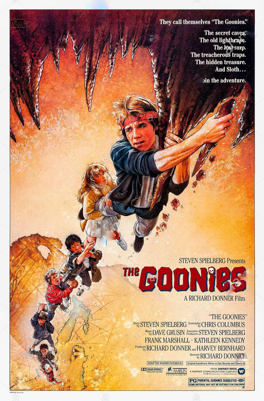 The Goonies Movie Poster Transparency