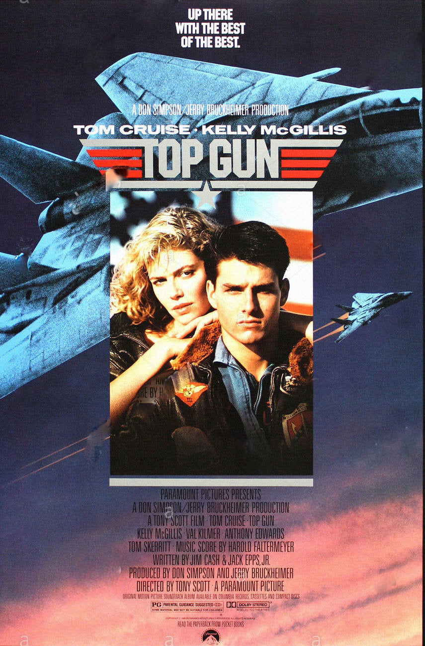 Top Gun Movie Poster Transparency