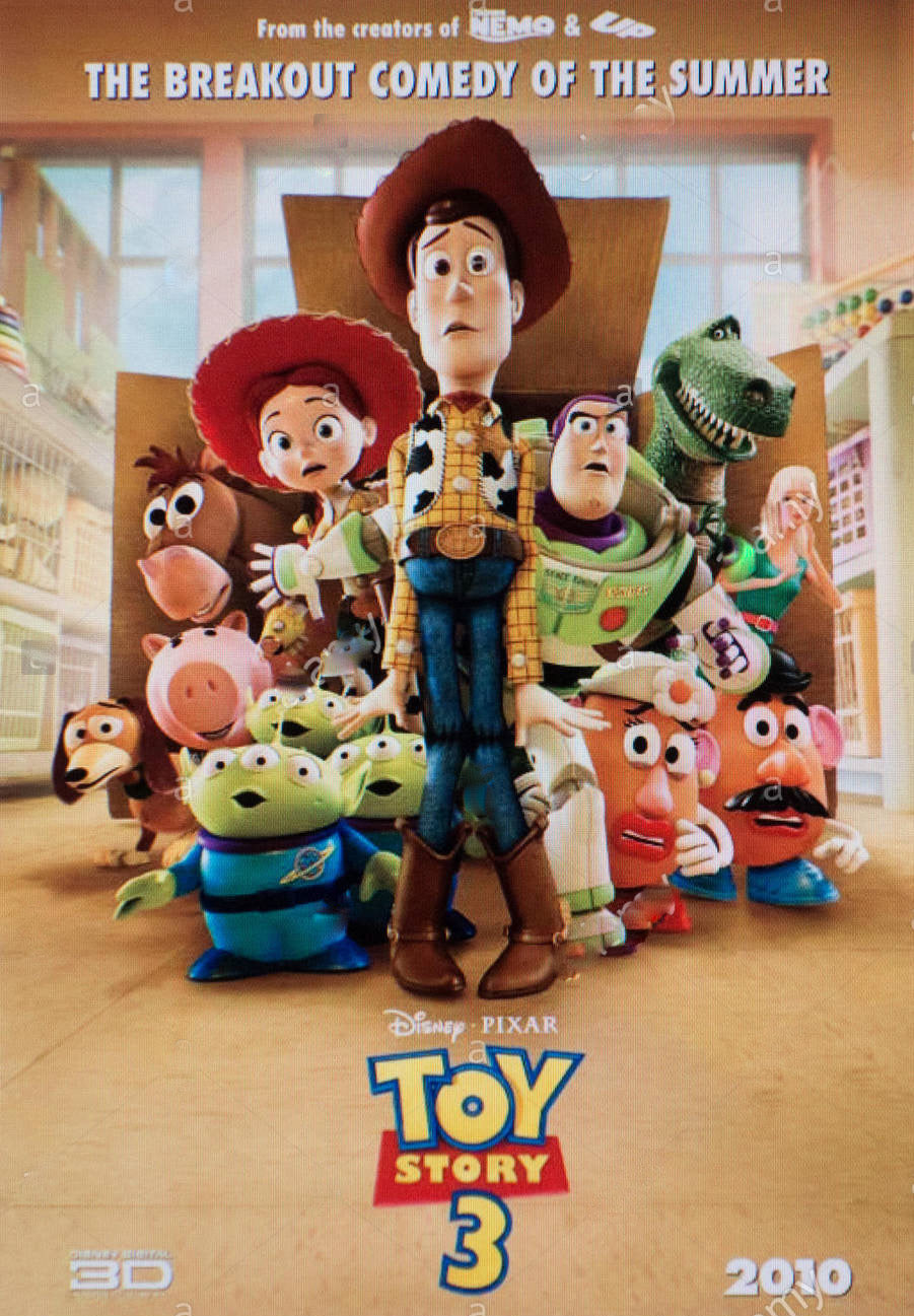 Toy Story 3 Movie Poster Transparency