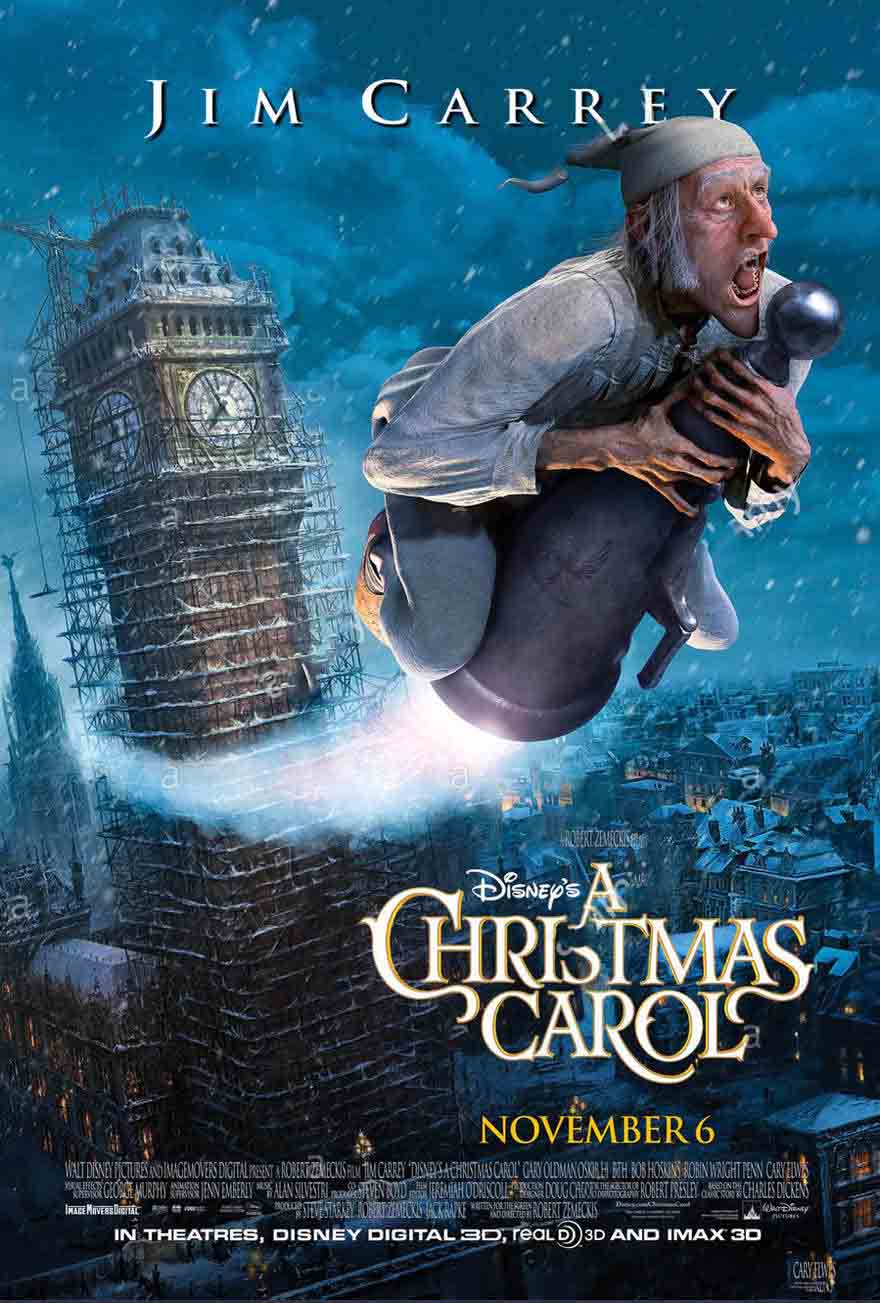 A Christmas Carol Movie Poster Transparency
