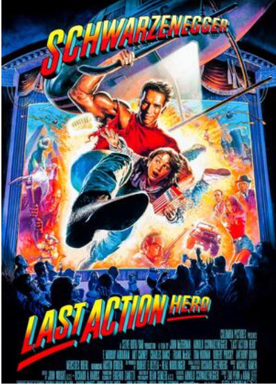 The Last Action Movie Hero Movie Poster Transparency