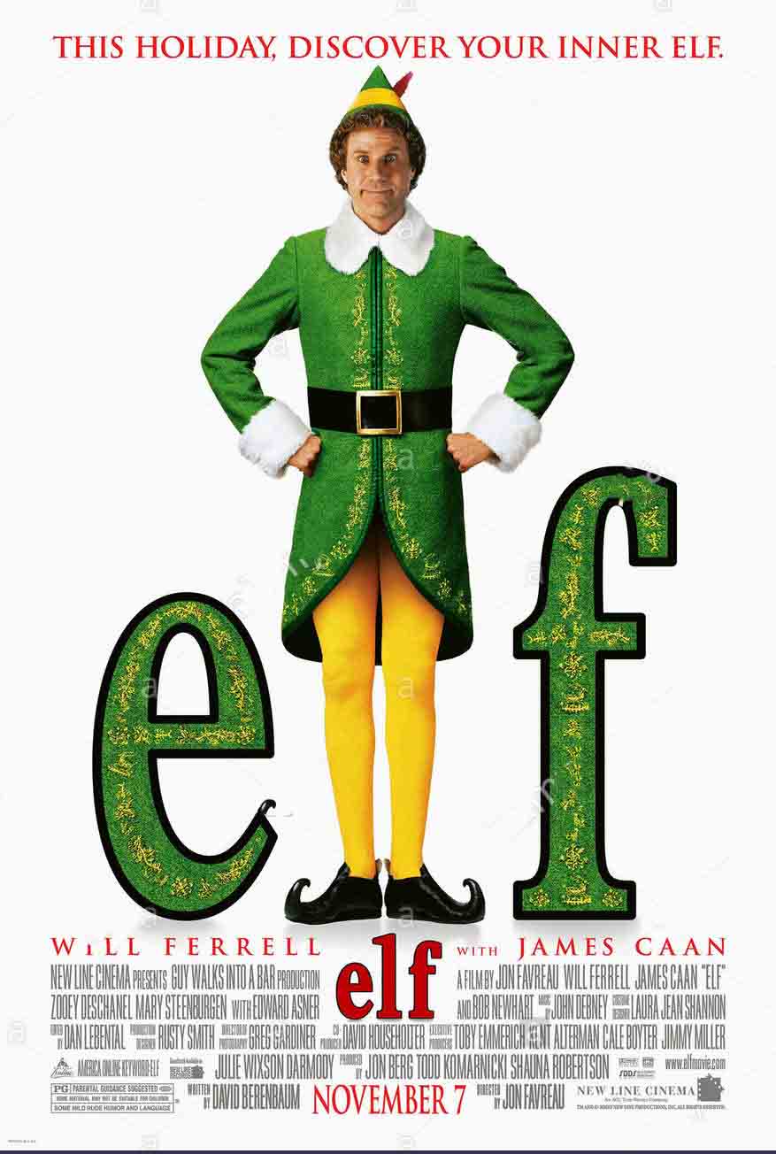 Elf Movie Poster Transparency